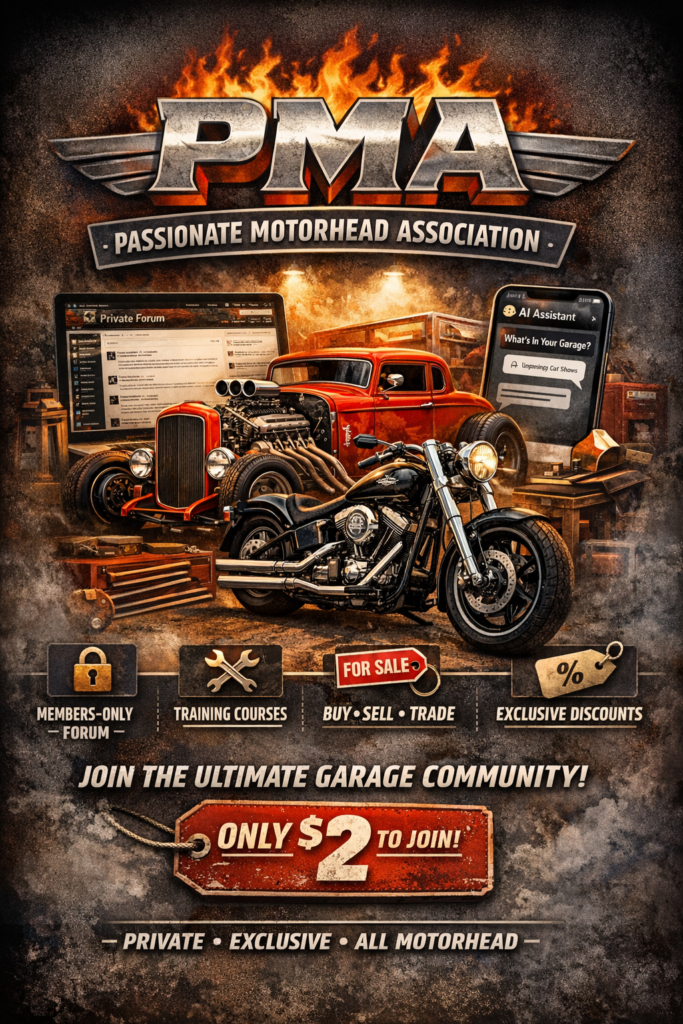 Membership - Join the Passionate Motorhead Association (PMA)